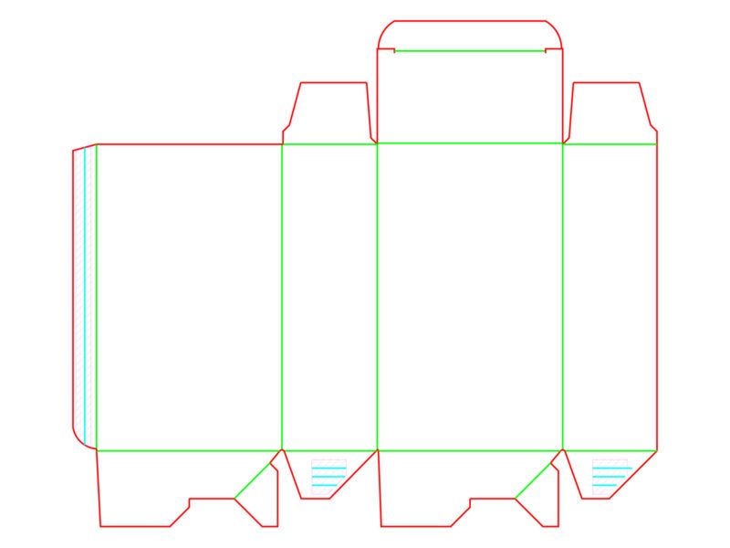 Tuck end auto-bottom box - box layout